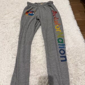 Gray aviator nation  Sweatpants